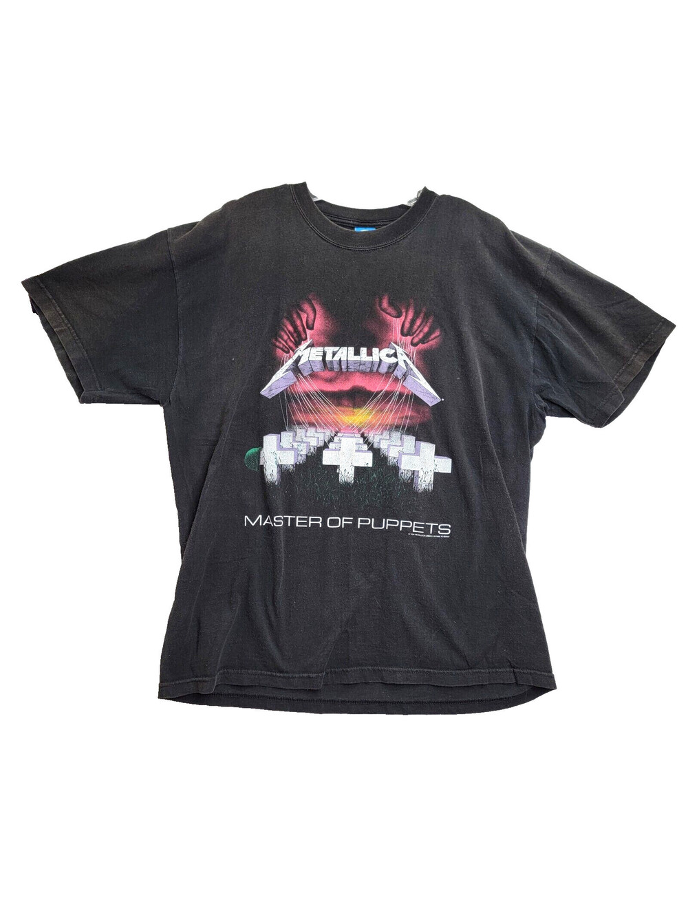 Metallica vintage 1994 Master of Puppets pacific sports tag T-Shirt Black XL